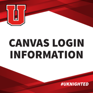 Canvas login information graphic