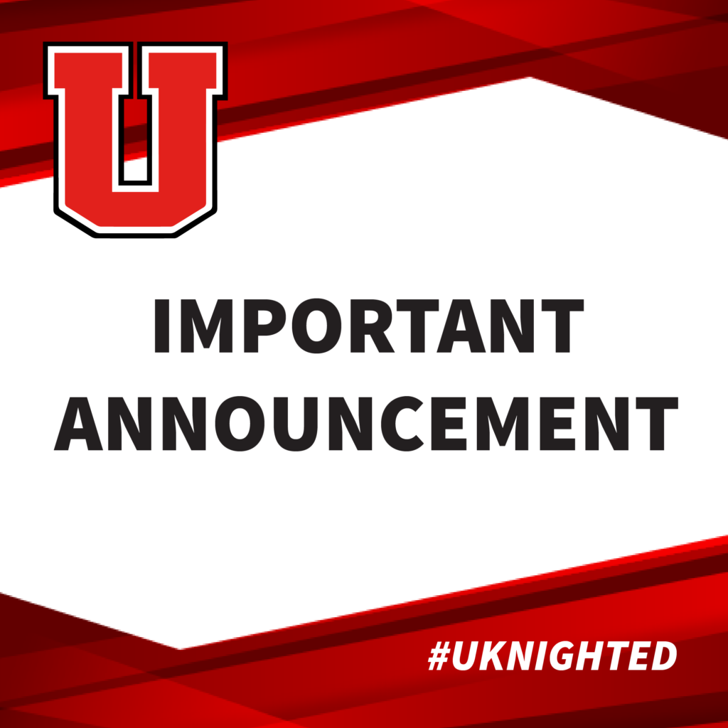 Important announcement graphic
