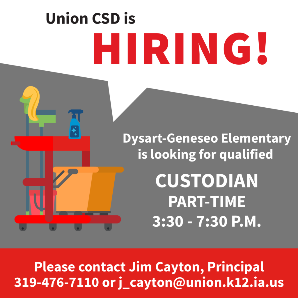 Union Social Media Graphics_Part-Time Custodian